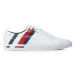 Tommy Hilfiger Sneakersy Corporate Stripes Leather Vulc FM0FM04003 Biela