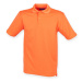 Henbury Pánske funkčné polo tričko H475 Bright Orange