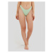 Dámske plavky spodný diel FUNDANGO Sunset Brazilian Jacquard Bottoms-521-pool green