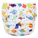 T-TOMI Diaper Swimwear Blue Fish prateľné plienkové plavky 5 - 15 kg