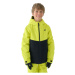 Chlapčenská lyžiarska bunda 4F JUNIOR TECHNICAL JACKET-JWAW24TTJAM535-45S-CANARY GREEN