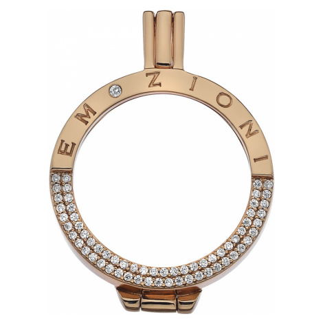 Hot Diamonds Prívesok Hot Diamonds Emozioni Reflessi Coin Keeper RG 2,5 cm