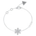 Guess Krásny oceľový náramok s kvetinou White Lotus JUBB04144JWRH 18,5 cm