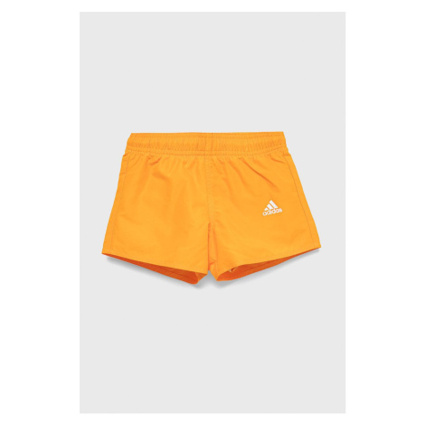 Detské plavkové šortky adidas Performance HD7366 oranžová farba