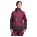 FUCHSIOVÁ DÁMSKA SOFTSHELLOVÁ BUNDA JACK WOLFSKIN ALPSPITZE HOODY JKT W 1307391-1014