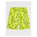 Nike Plavecké šortky Logo Mashup NESSC791 Zelená Regular Fit