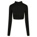 Women's Organic Long Sleeve Turtleneck - Black