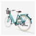 Mestský bicykel Elops 520 s nízkym rámom zelený