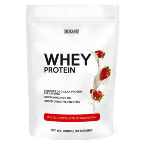 Descanti Whey Protein White Chocolate Strawberry 1000g