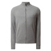 Tommy Hilfiger Sveter - 100% COTTON STRUCTURED ZIP THRU sivý