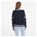 Sveter Tommy Jeans Letterman Sweater Blue