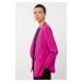 Trendyol Fuchsia Shawl Collar Lined Regular Fit Blazer Jacket