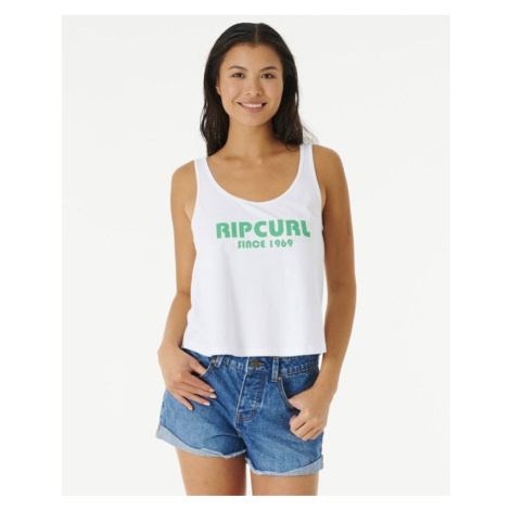 Tank Top Rip Curl ICONS OF SURF PUMP FONT TANK Optical White