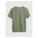 Zelené chlapčenské tričko s potlačou GAP