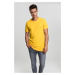 Shaped long T-shirt chrome yellow