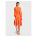 Fracomina Košeľové šaty FS23SD2003W41201 Oranžová Regular Fit