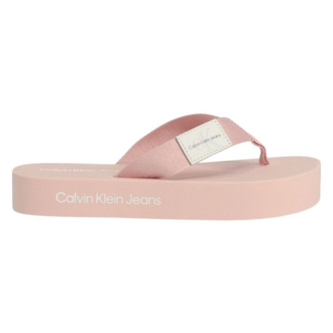 Calvin Klein FLATFORM FLIPFLOP Dámske žabky, ružová, veľkosť