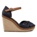 Tommy Hilfiger Espadrilky Elena 56D FW0FW00905 Tmavomodrá