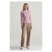 ROLÁK GANT SLIM RIB TURTLENECK DUSTY PINK