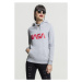 Mr. Tee Ladies NASA Worm Logo Hoody h.grey