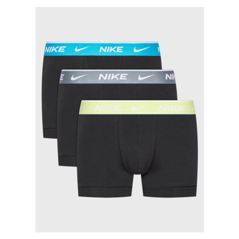 Nike Súprava 3 kusov boxeriek 0000KE1008 Čierna