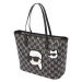 Karl Lagerfeld Shopper 'Ikonik 2.0'  béžová / čierna / biela