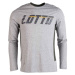 Lotto LOGO II TEE LS MEL JS Pánske tričko s dlhým rukávom, sivá, veľkosť