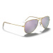 Ray-Ban Detské slnečné okuliare Aviator 0RJ9506S 249/4V Zlatá