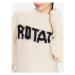 ROTATE Sveter Knit Puff Sleeve RT2287 Écru Regular Fit