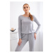 Viscose waist overalls grey