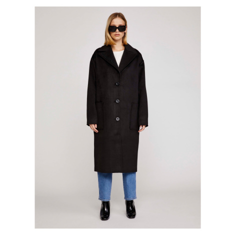 Kabáty pre ženy Calvin Klein - čierna