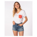 T-shirt Rip Curl ISLAND POCKET TEE White