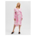 SELECTED FEMME Košeľové šaty 'Randi'  ružová / biela