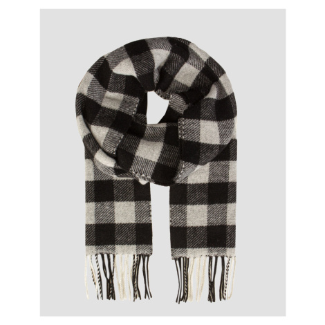 Vlnený šál Woolrich Unisex Woolen Buffalo Scarf