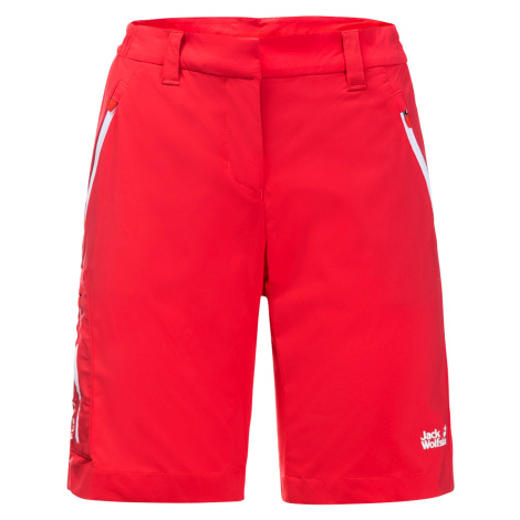 Women's Shorts Jack Wolfskin Overland Shorts Tulip Red