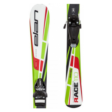 Elan RACE PRO SPORT + EL4.5 Detské zjazdové lyže, biela, veľkosť