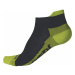 Ponožky SENSOR Coolmax Invisible limetka - veľ. 6-8