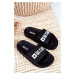 Slides Children's Big Star Quilted Black GG374800