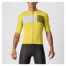 CASTELLI Cyklistický dres s krátkym rukávom - PROLOGO VII - žltá/ivory