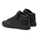 Calvin Klein Sneakersy High Top Lace Up W/ Zip Mono HM0HM01497 Čierna