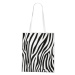 Plátená taška s motívom zebry - vkusná, praktická a štýlová plátená taška