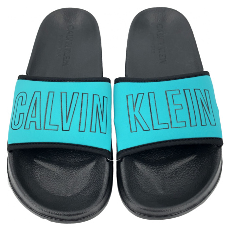 Plážové pantofle model 7420701 tyrkys 39/40 - Calvin Klein