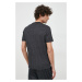 Bavlnené tričko Michael Kors čierna farba, vzorované