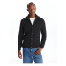 LC Waikiki Standard Mold Jacket Collar Men's Knitwear Cardigan