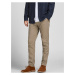 Béžové pánske chino nohavice Jack & Jones Marco