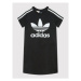 Adidas Každodenné šaty adicolor HK0289 Čierna Slim Fit