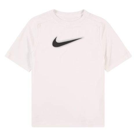 NIKE Funkčné tričko  čierna / biela