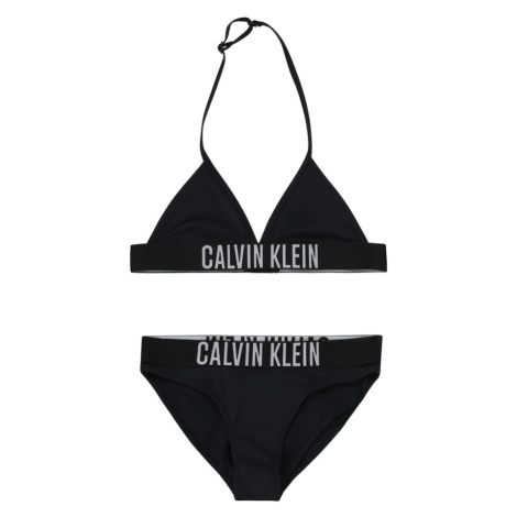 Calvin Klein Swimwear Bikiny  svetlosivá / čierna