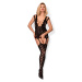 Bodystocking Hot in Here Diamonds Farba: Čierna