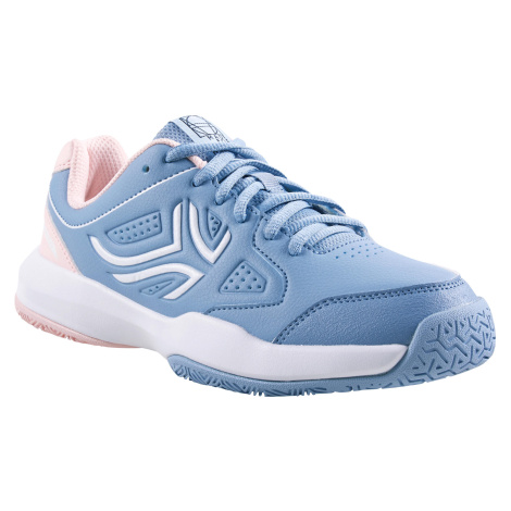 Detská tenisová obuv TS530 šnurovacia modro-ružová ARTENGO